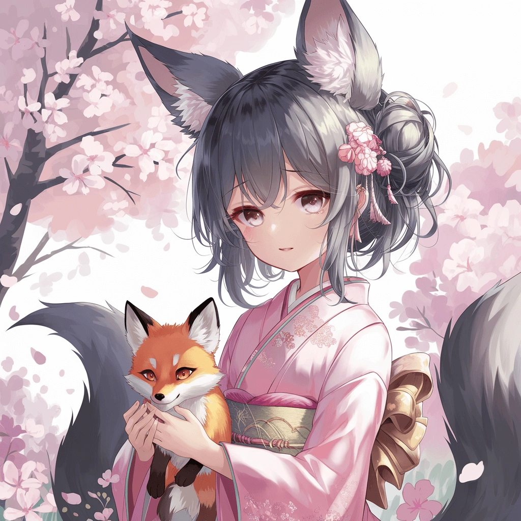 Original image for Anime Fox Girl