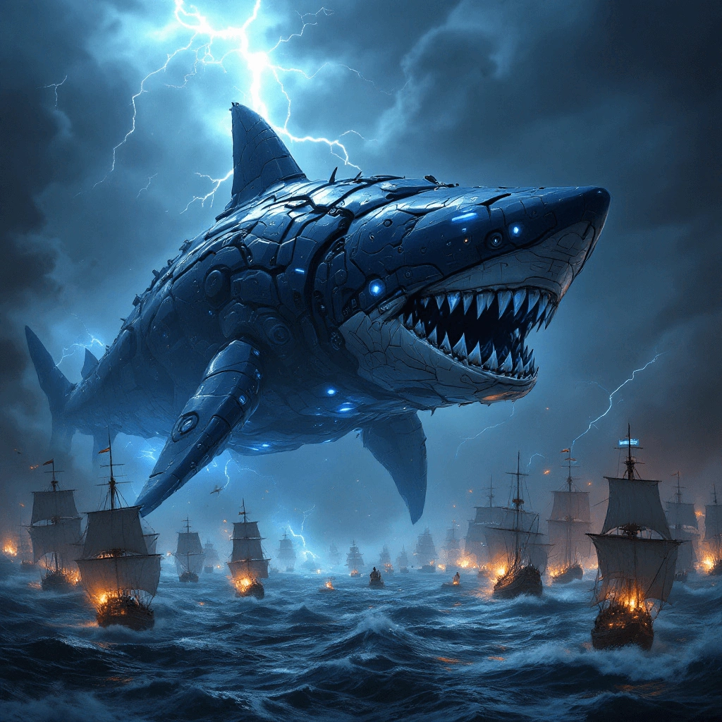 Original image for Mechanical Shark